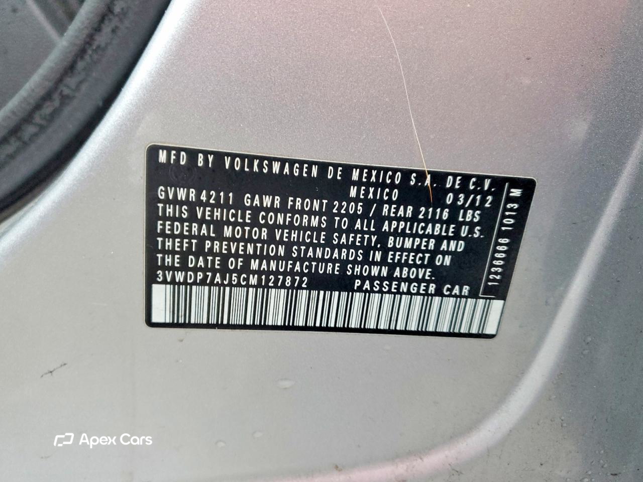 Volkswagen Jetta 2012