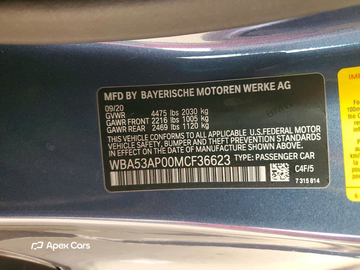 BMW Series 4 2021