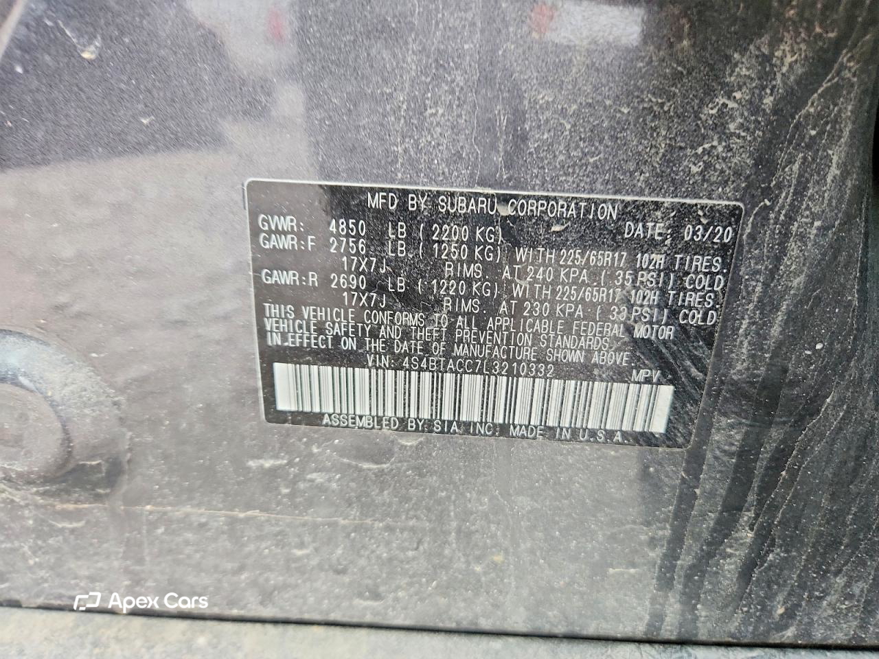 Subaru Outback 2020