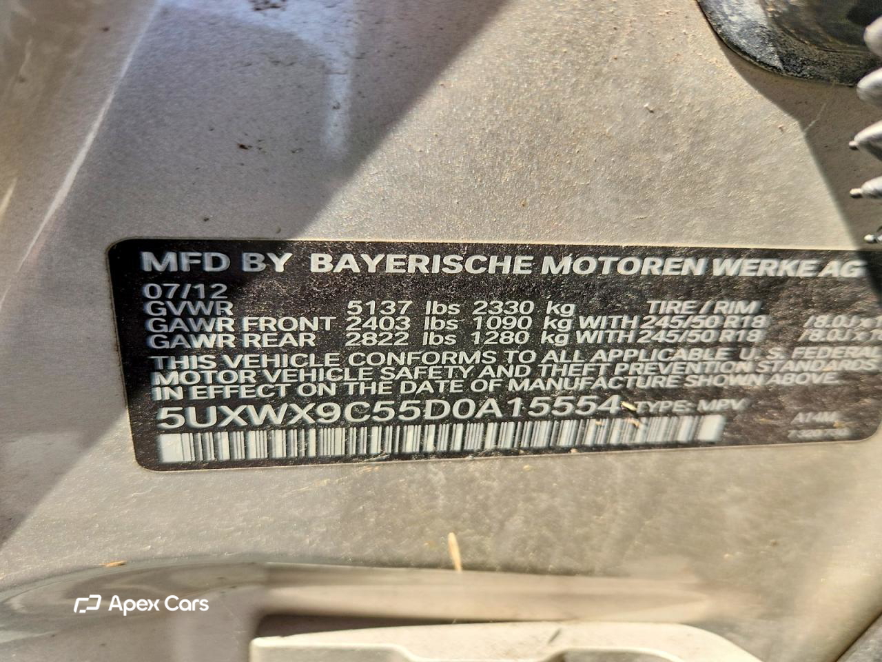 BMW X3 2013