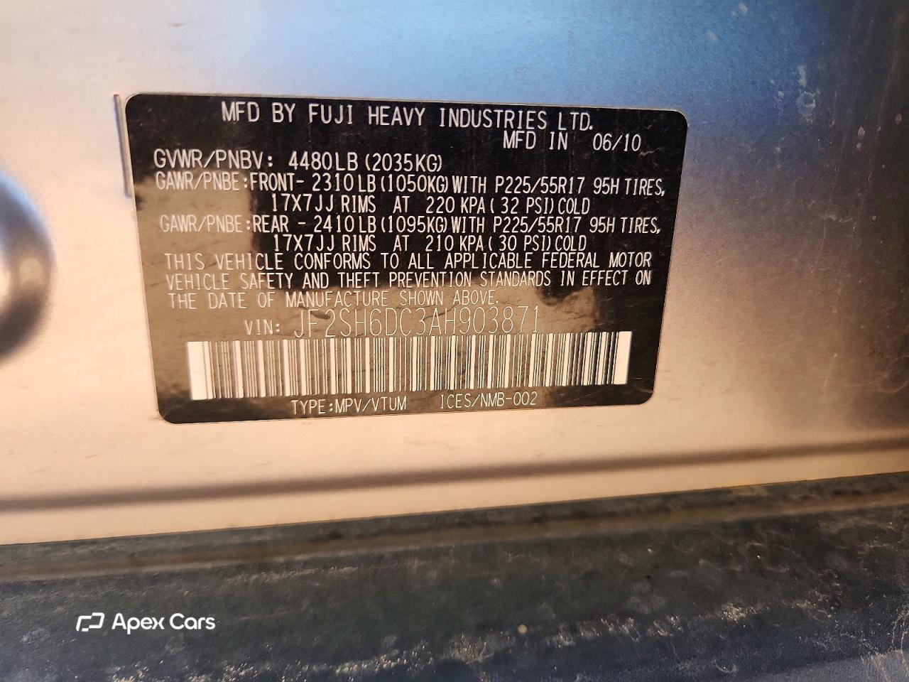 Subaru Forester 2010