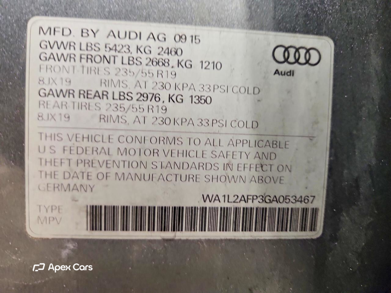 Audi Q5 2016