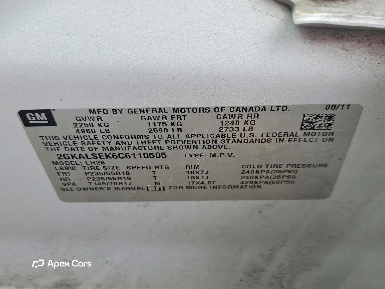 GMC Terrain 2012