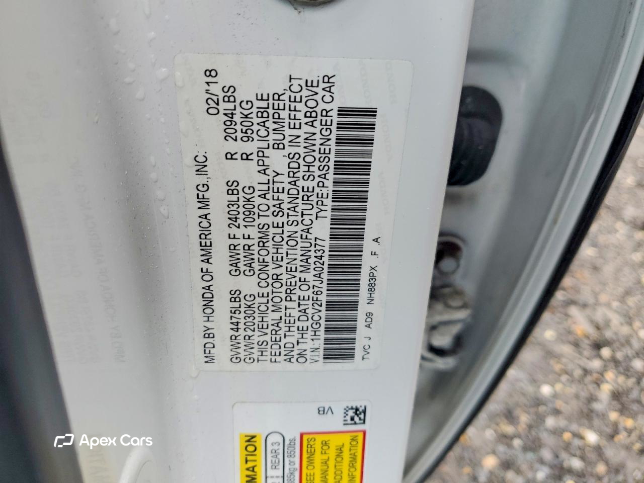 Honda Accord 2018