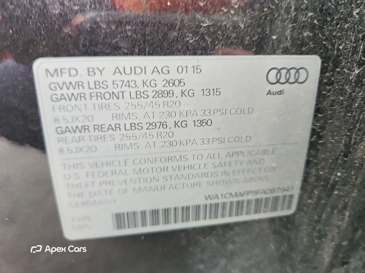 Audi Q5 2015