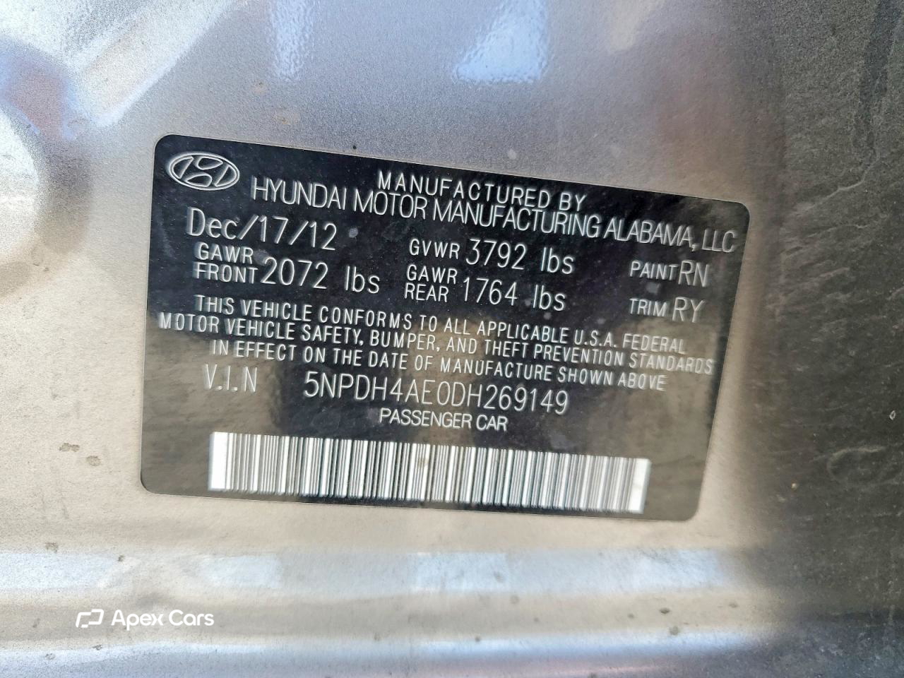 Hyundai Elantra 2013