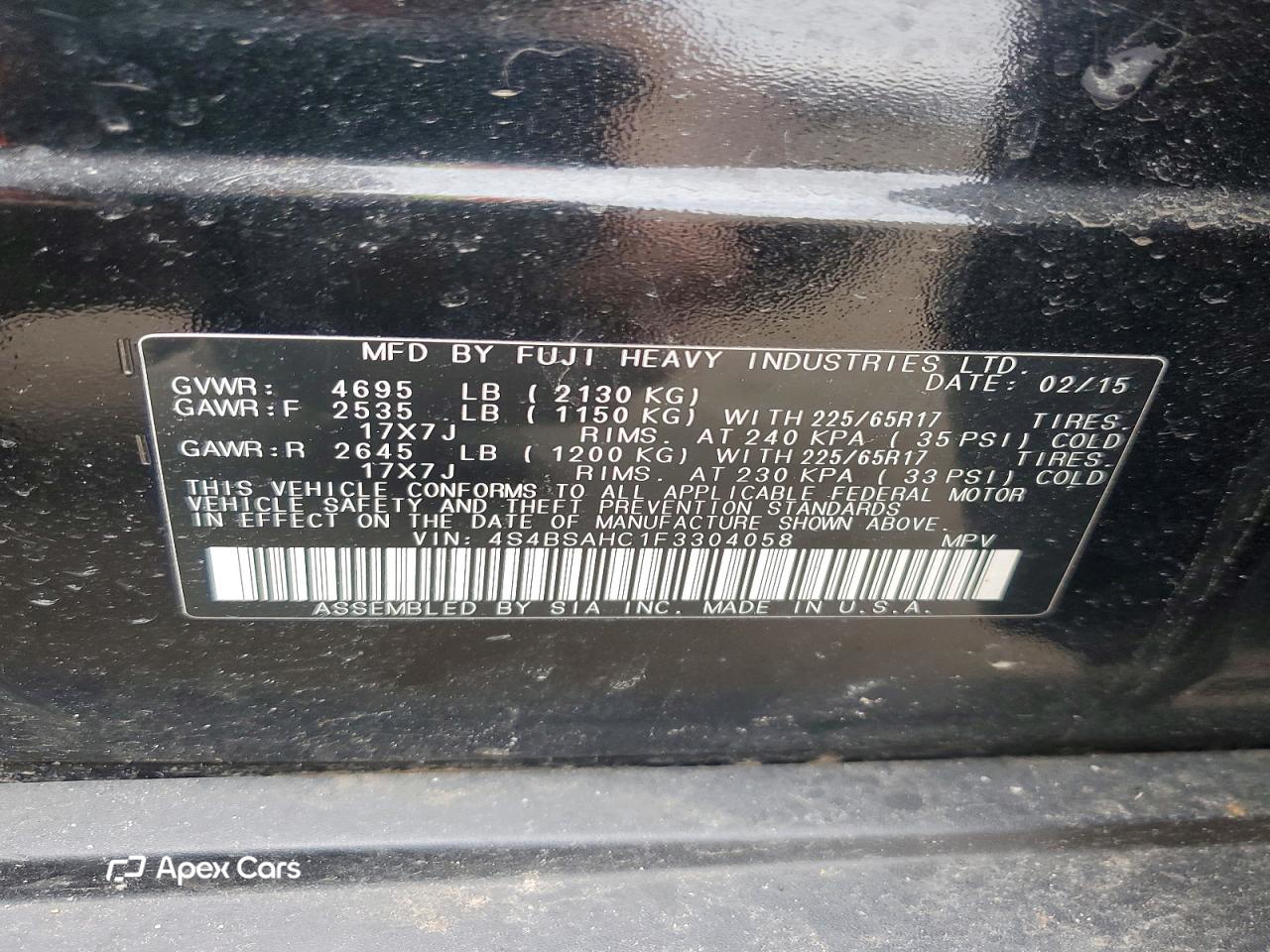 Subaru Outback 2015