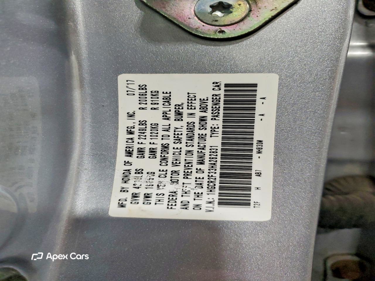 Honda Accord 2017
