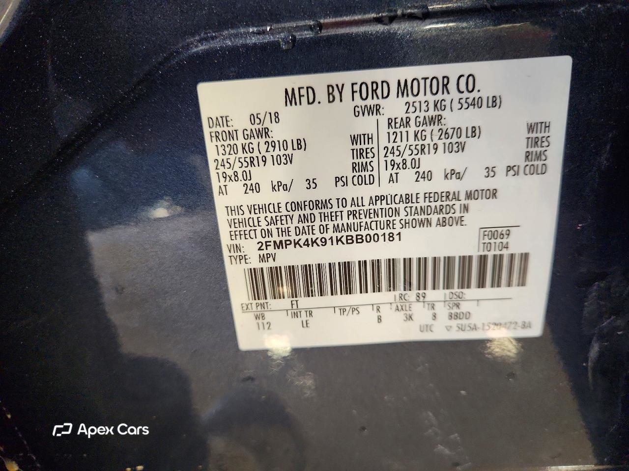 Ford Edge 2019