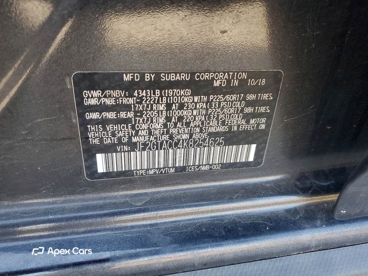 Subaru XV 2019