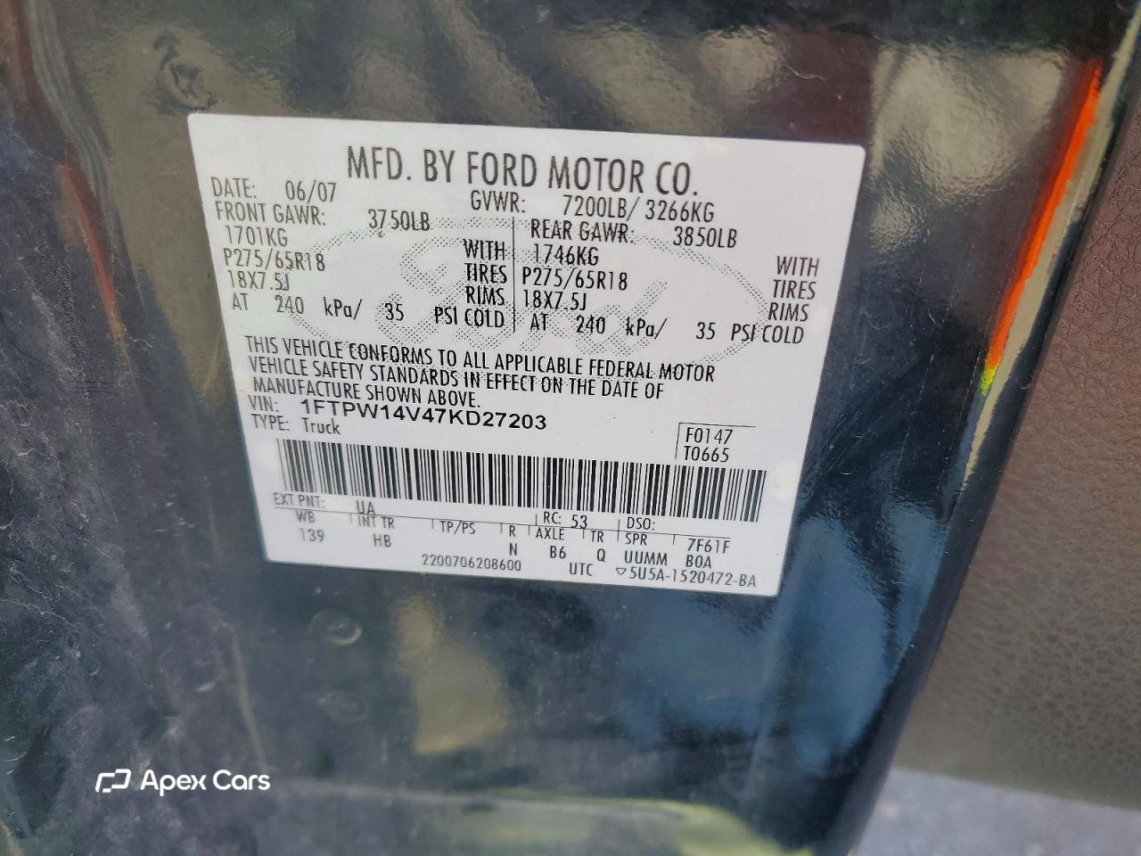 Ford F-150 2007