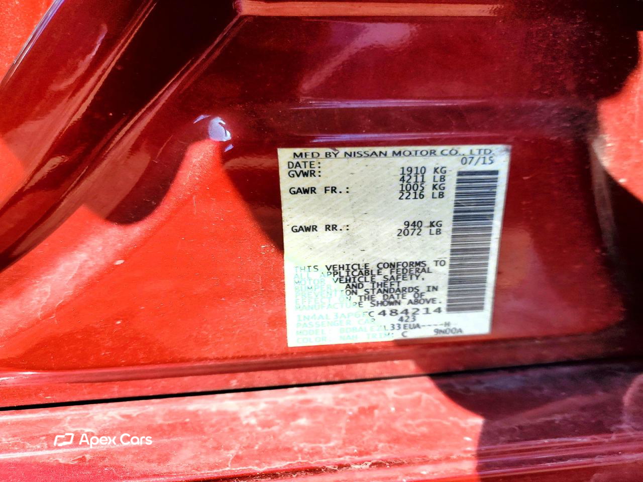 Nissan Altima 2015