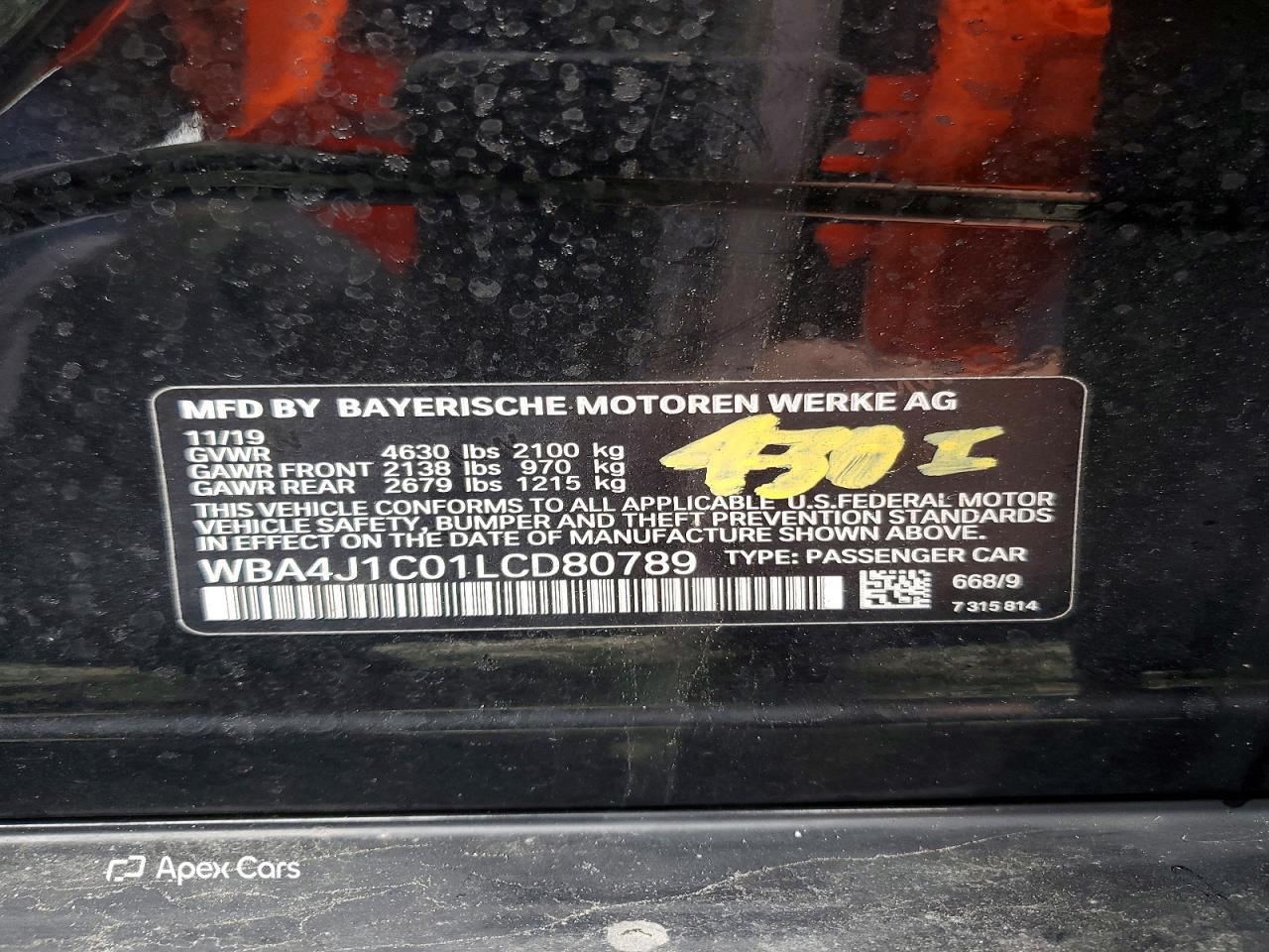 BMW Series 4 2020