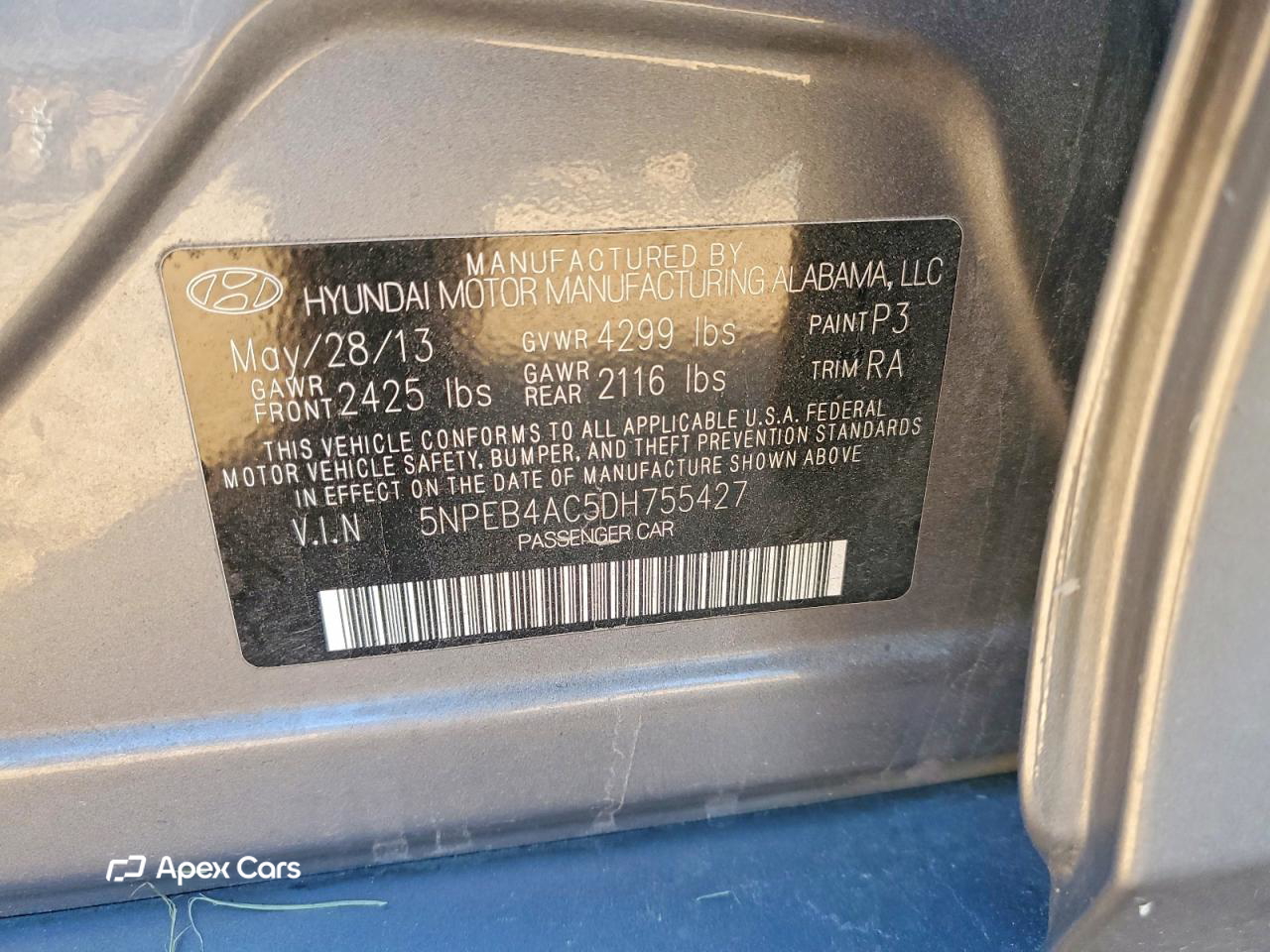 Hyundai Sonata 2013