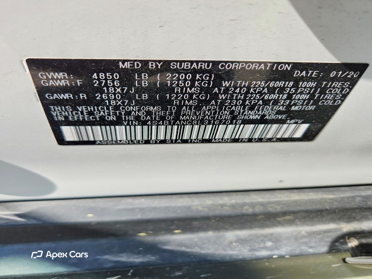 Subaru Outback 2020