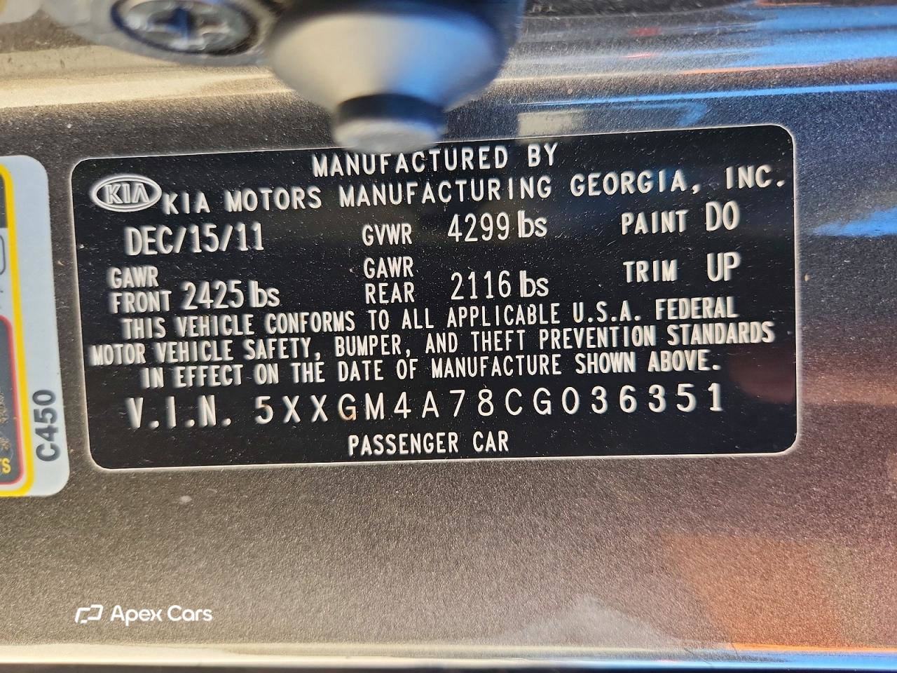 Kia Optima 2012