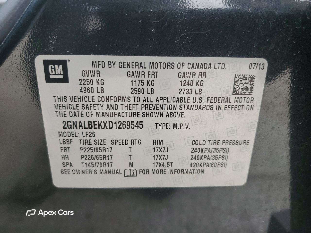 Chevrolet Equinox 2013