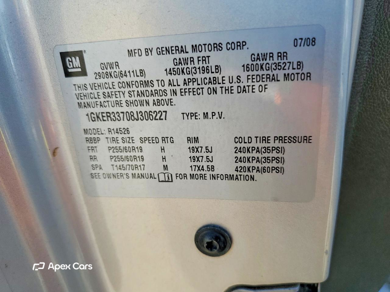 GMC Acadia 2008