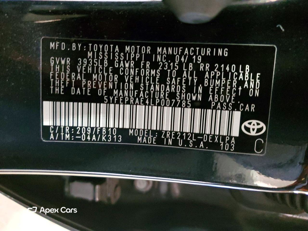 Toyota Corolla 2020