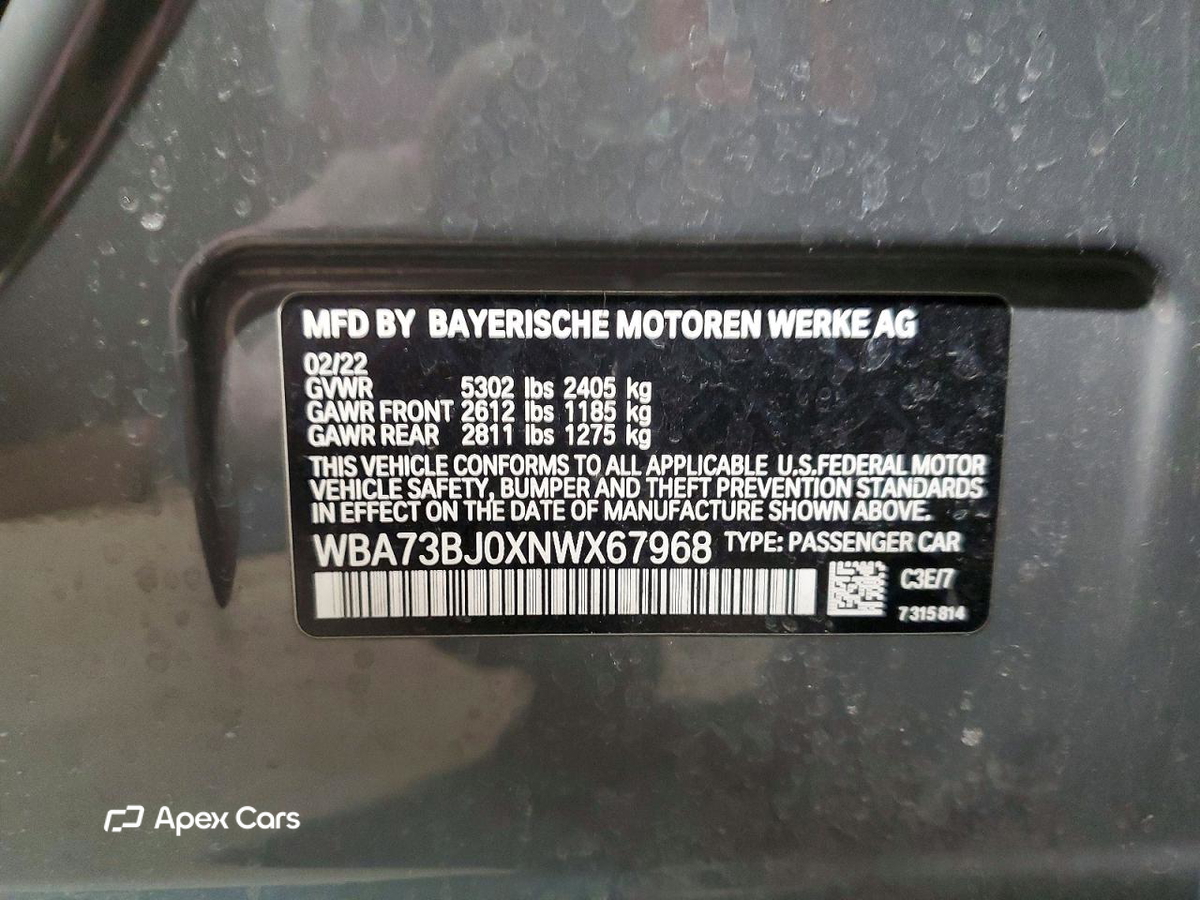 BMW Series 5 2022
