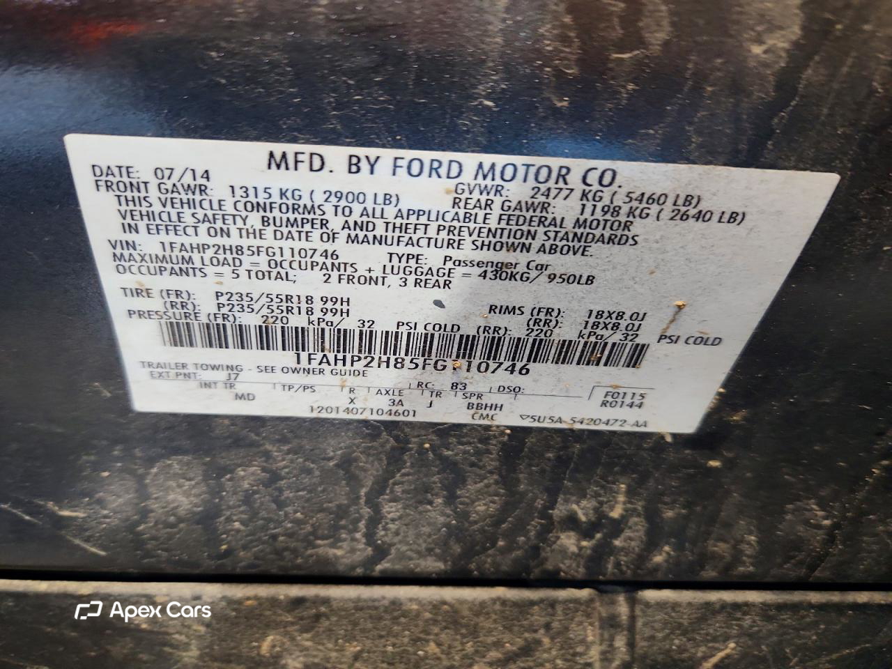 Ford Taurus 2015