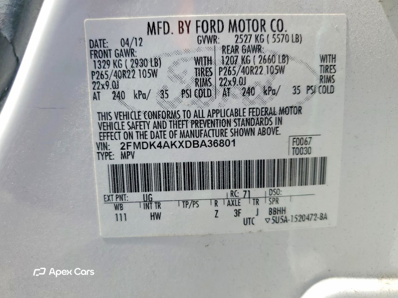 Ford Edge 2013