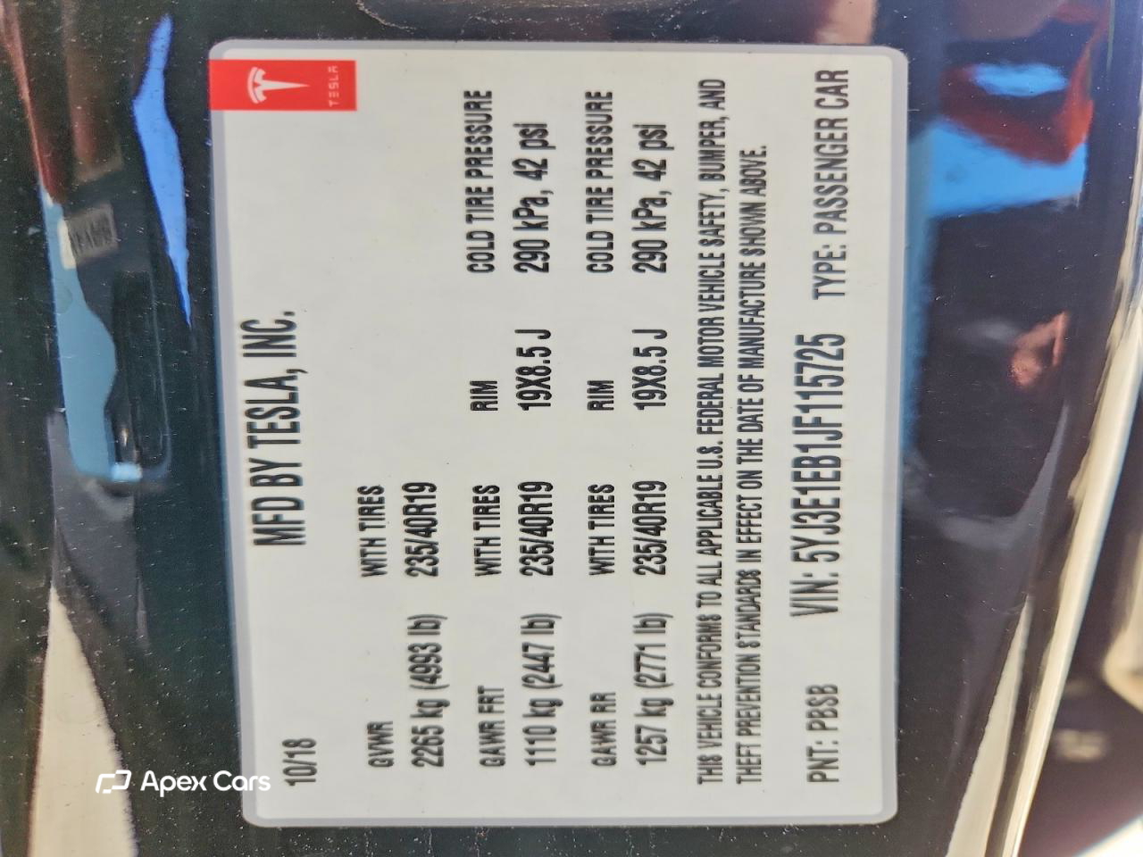 Tesla Model 3 2018
