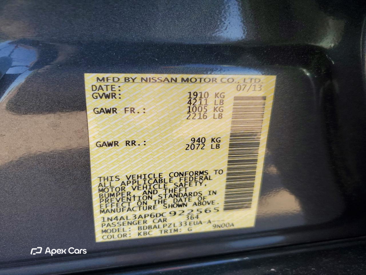 Nissan Altima 2013