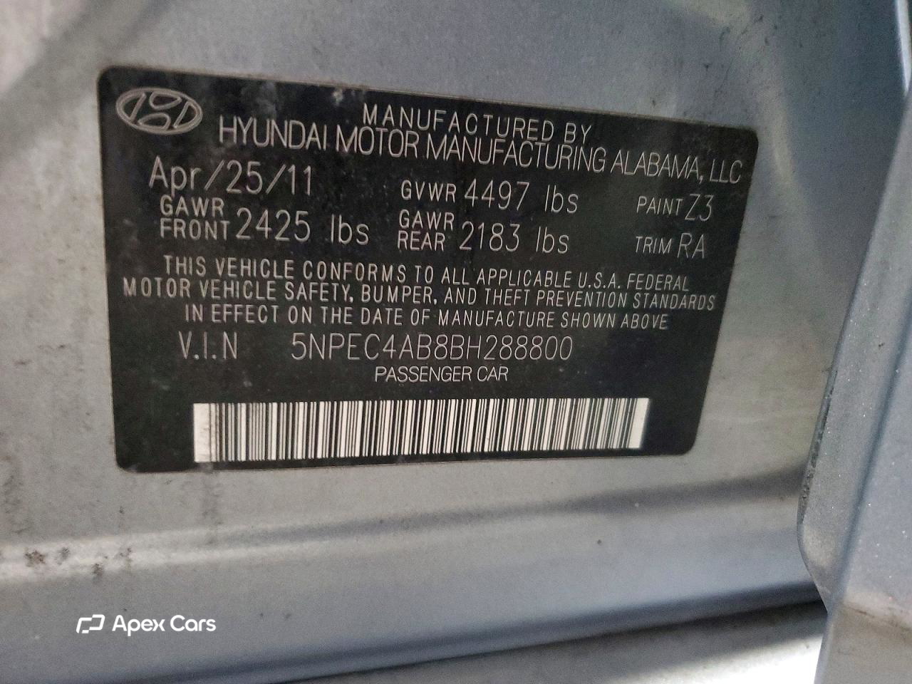 Hyundai Sonata 2011