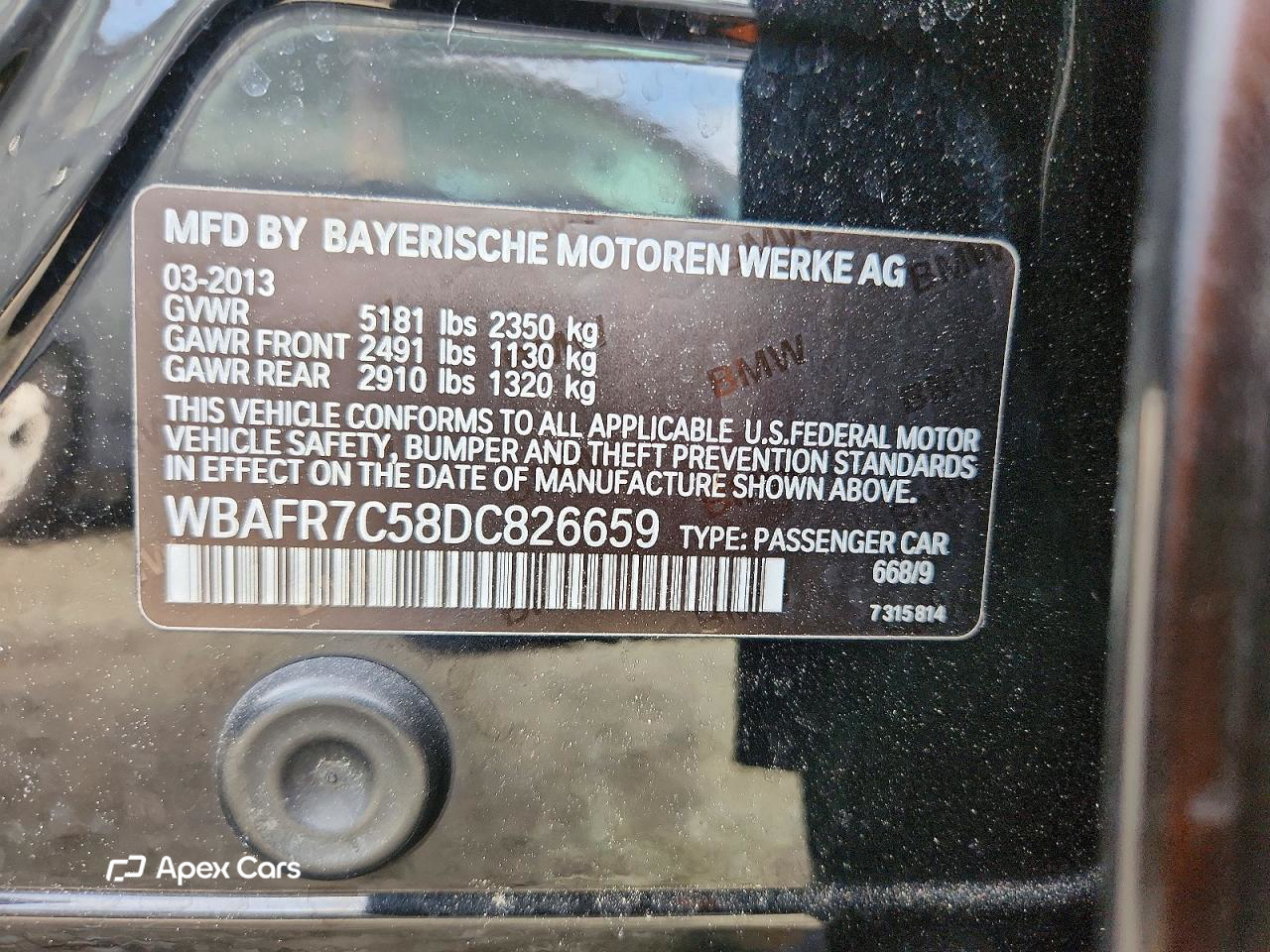 BMW Series 5 2013