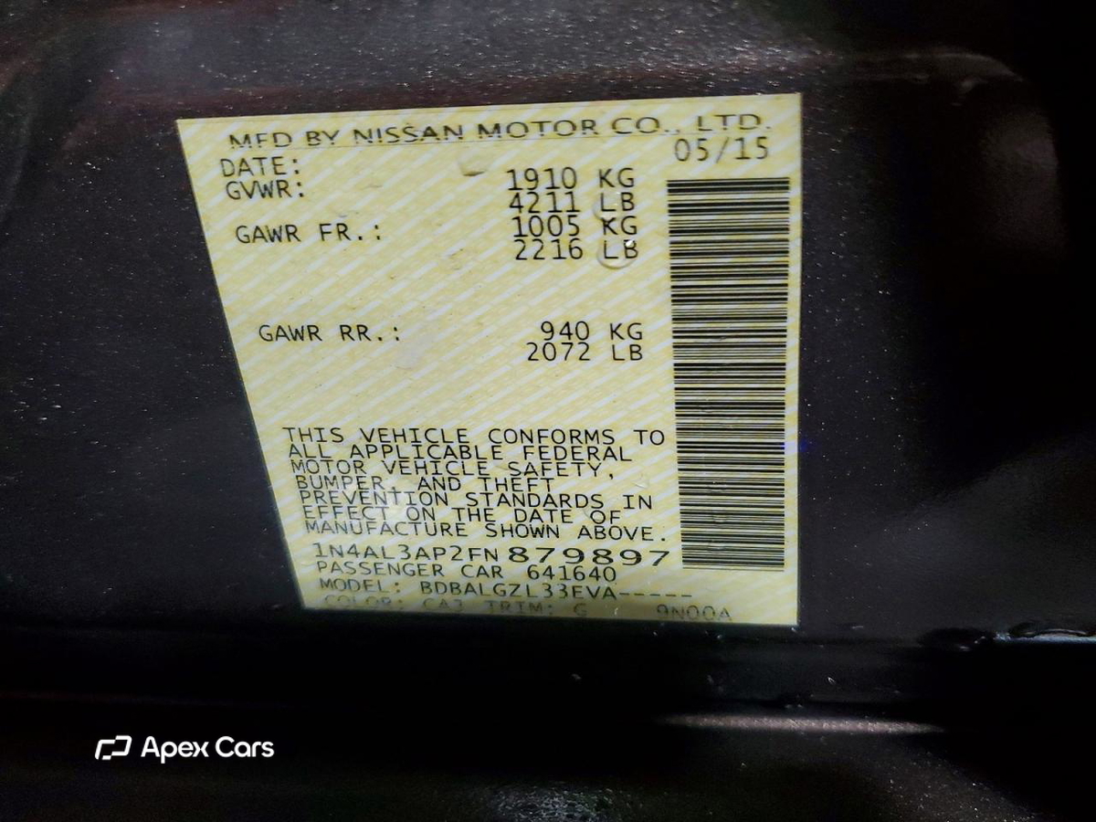 Nissan Altima 2015