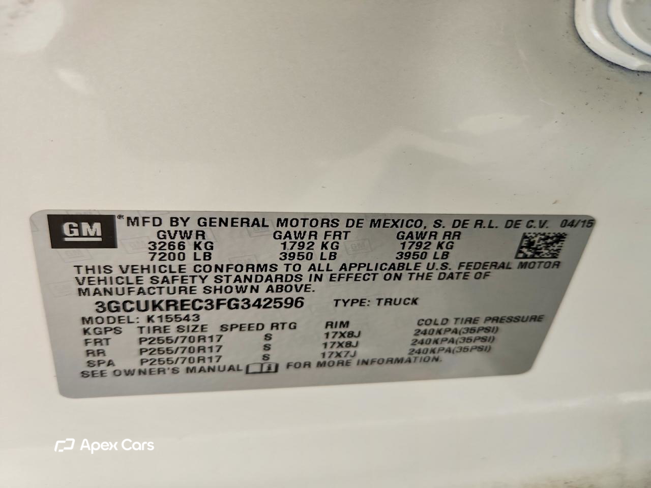 Chevrolet Silverado 2015