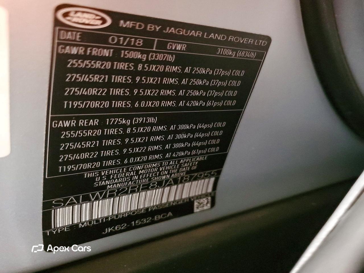Land Rover Range Rover 2018