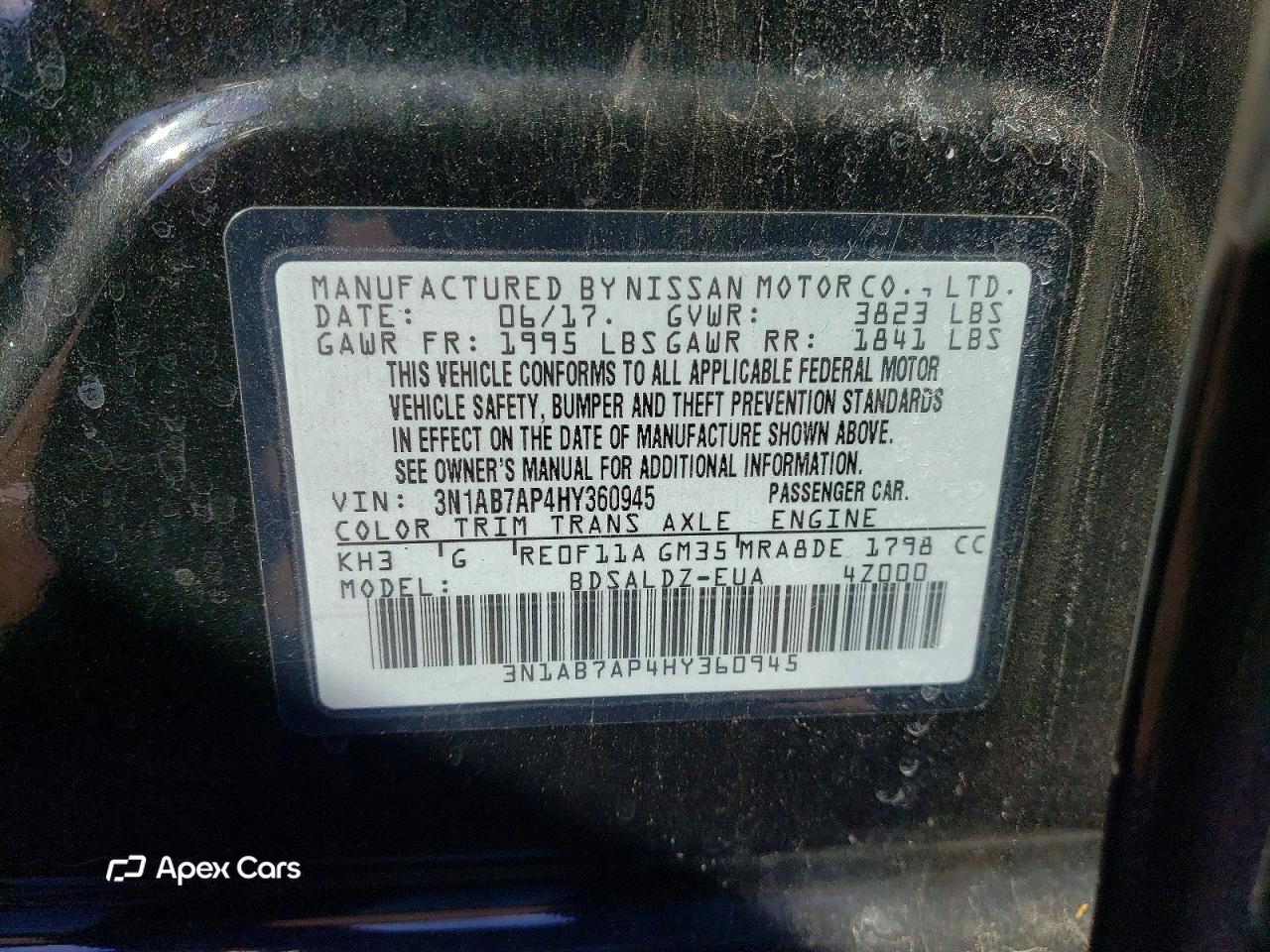 Nissan Sentra 2017