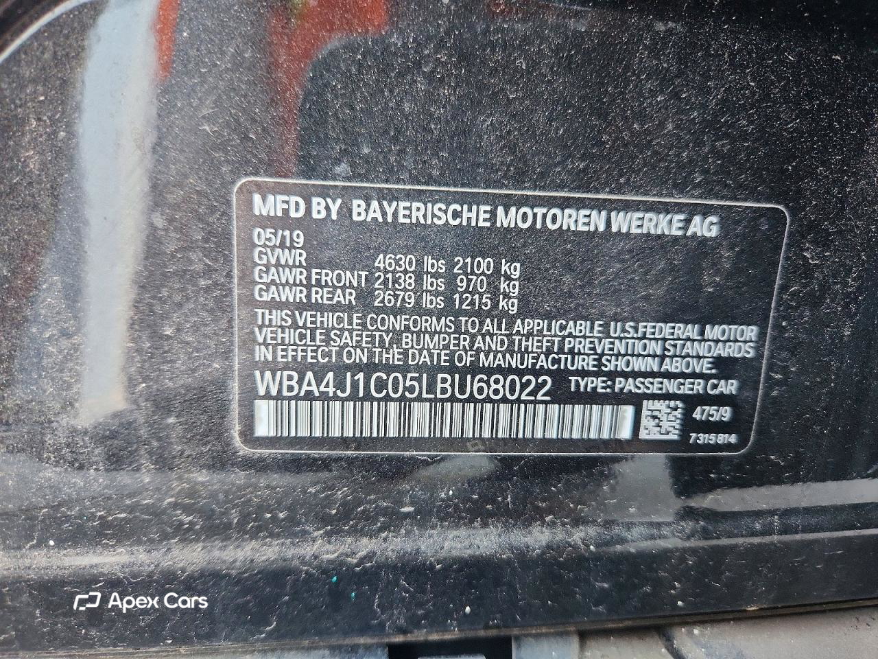 BMW Series 4 2020