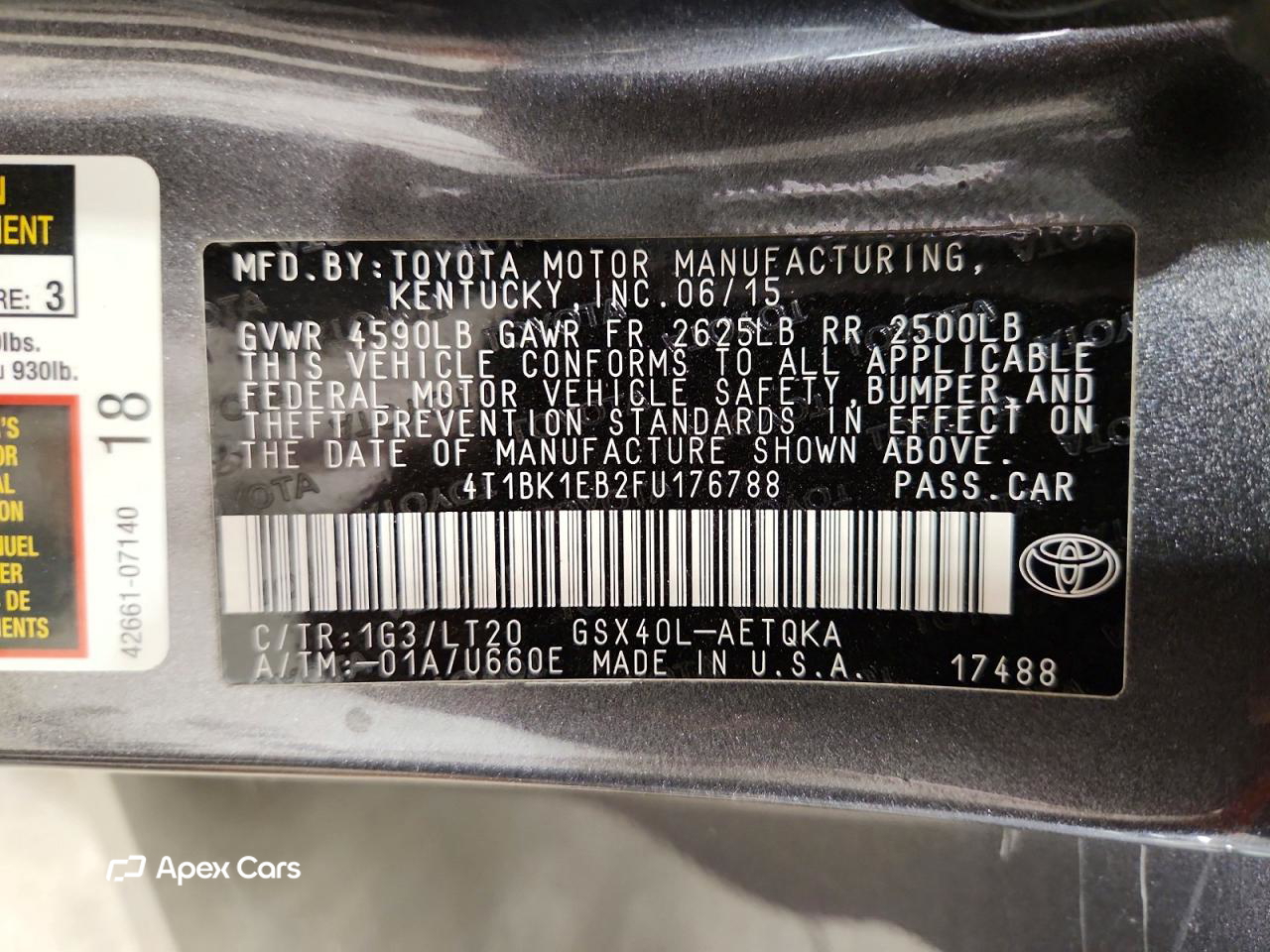 Toyota Avalon 2015