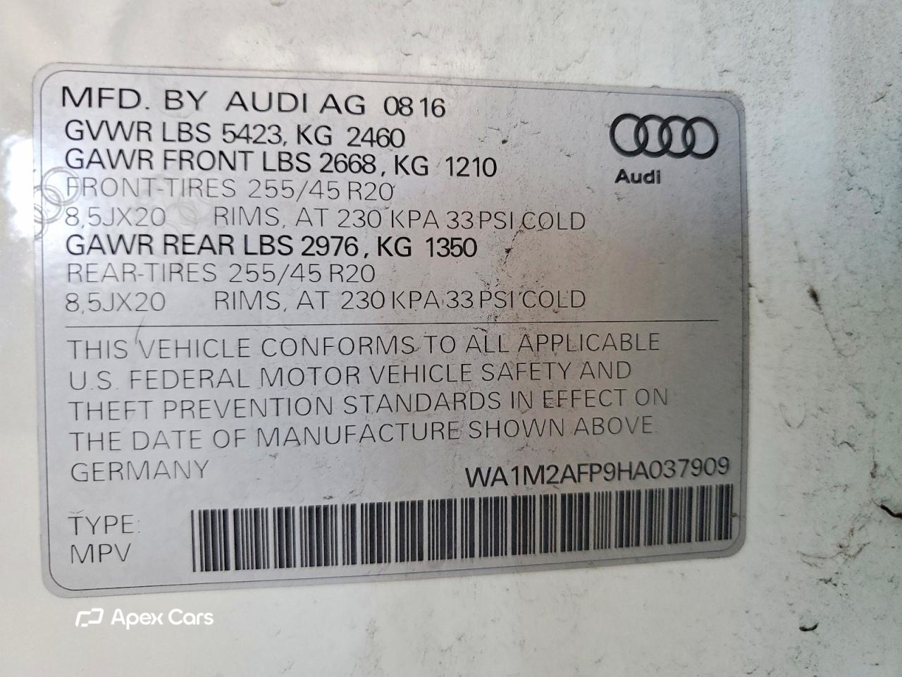 Audi Q5 2017