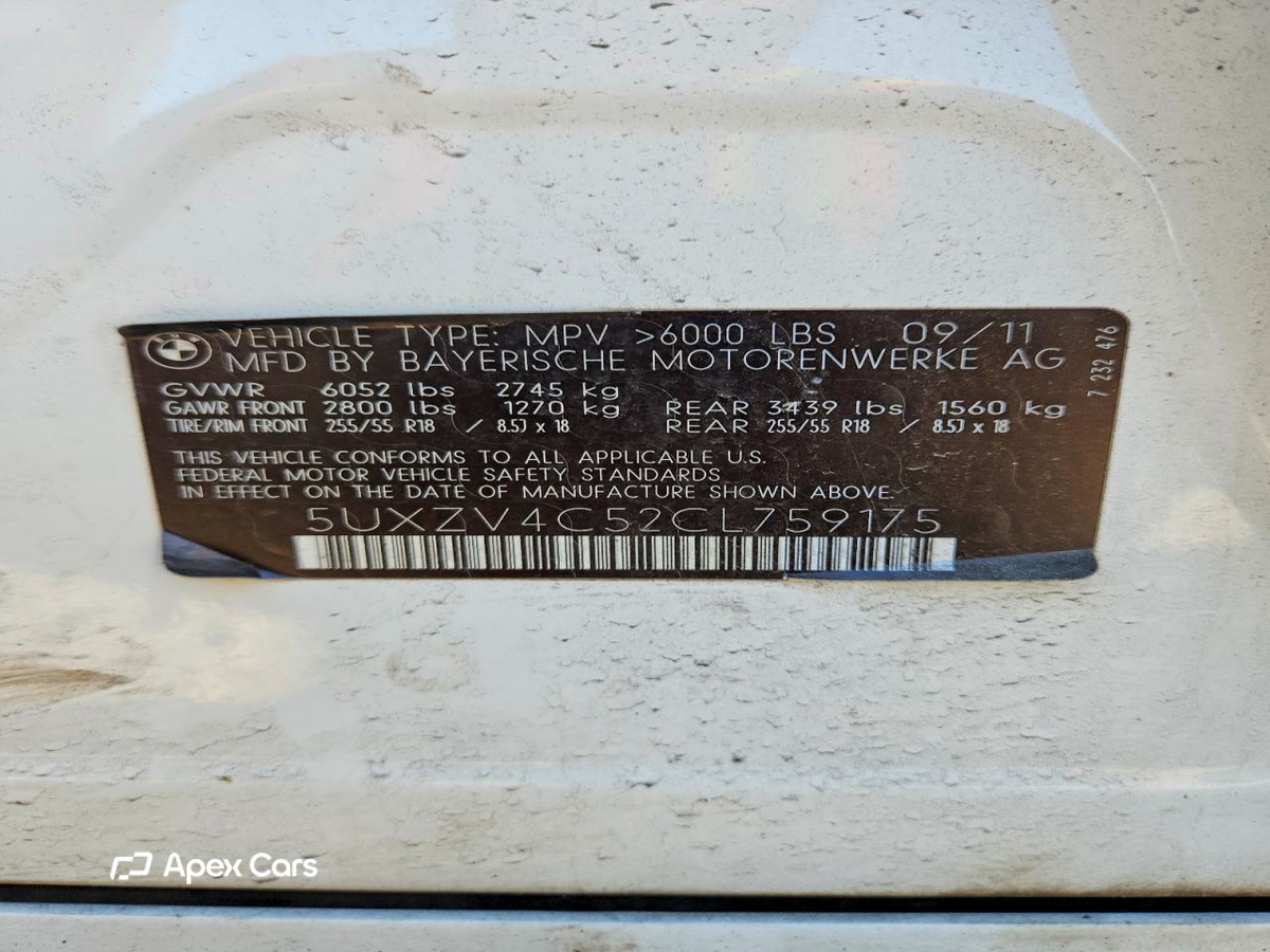 BMW X5 2012