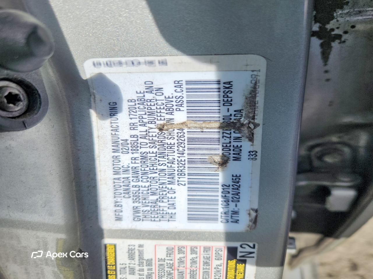 Toyota Corolla 2004