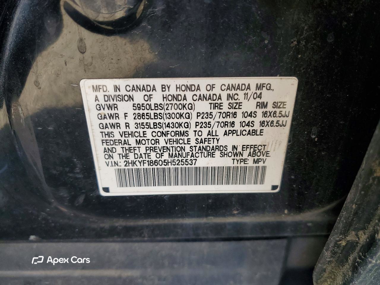 Honda Pilot 2005