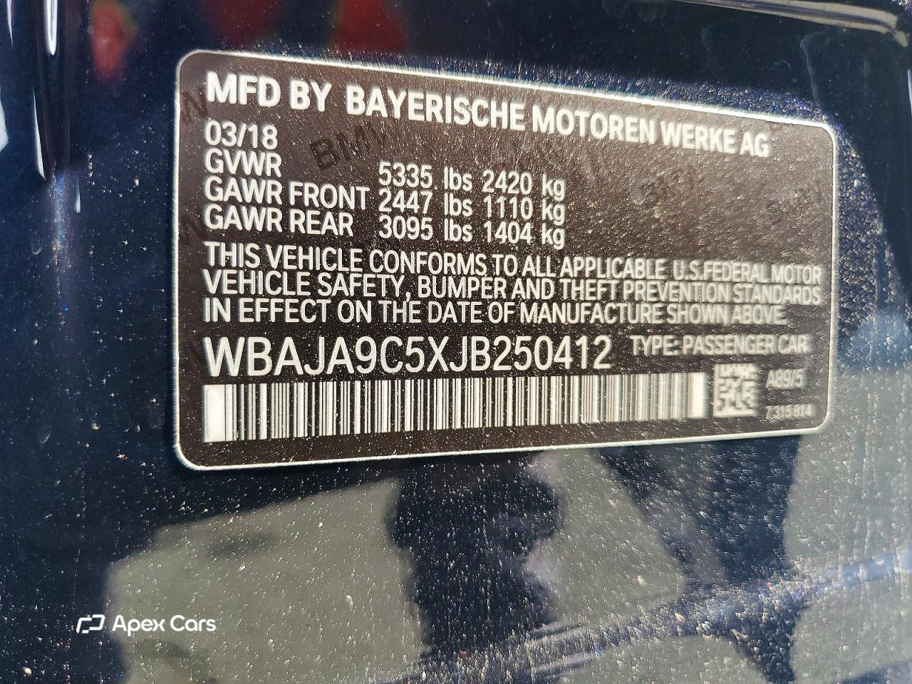 BMW Series 5 2018