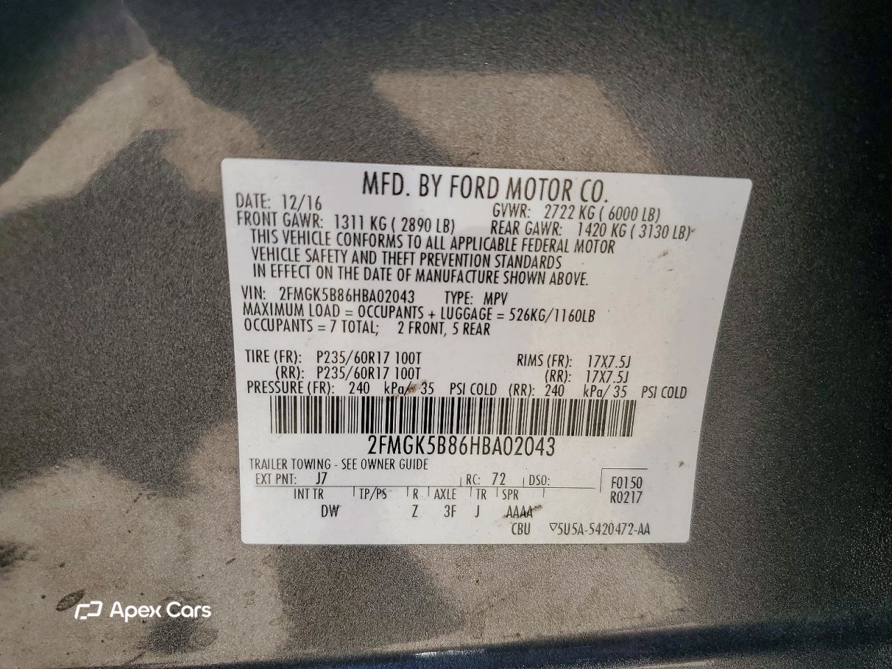 Ford Flex 2017