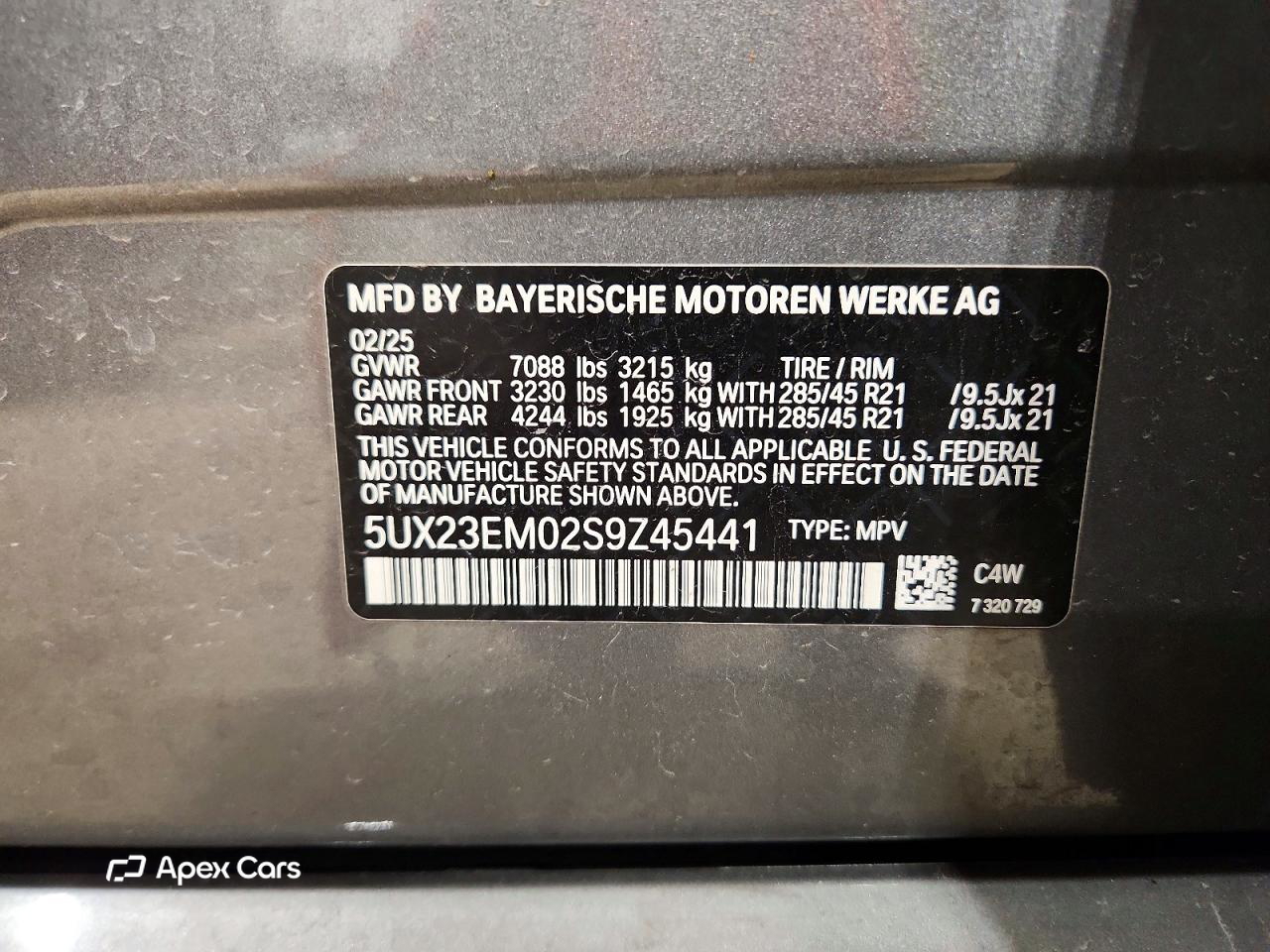 BMW X7 2025