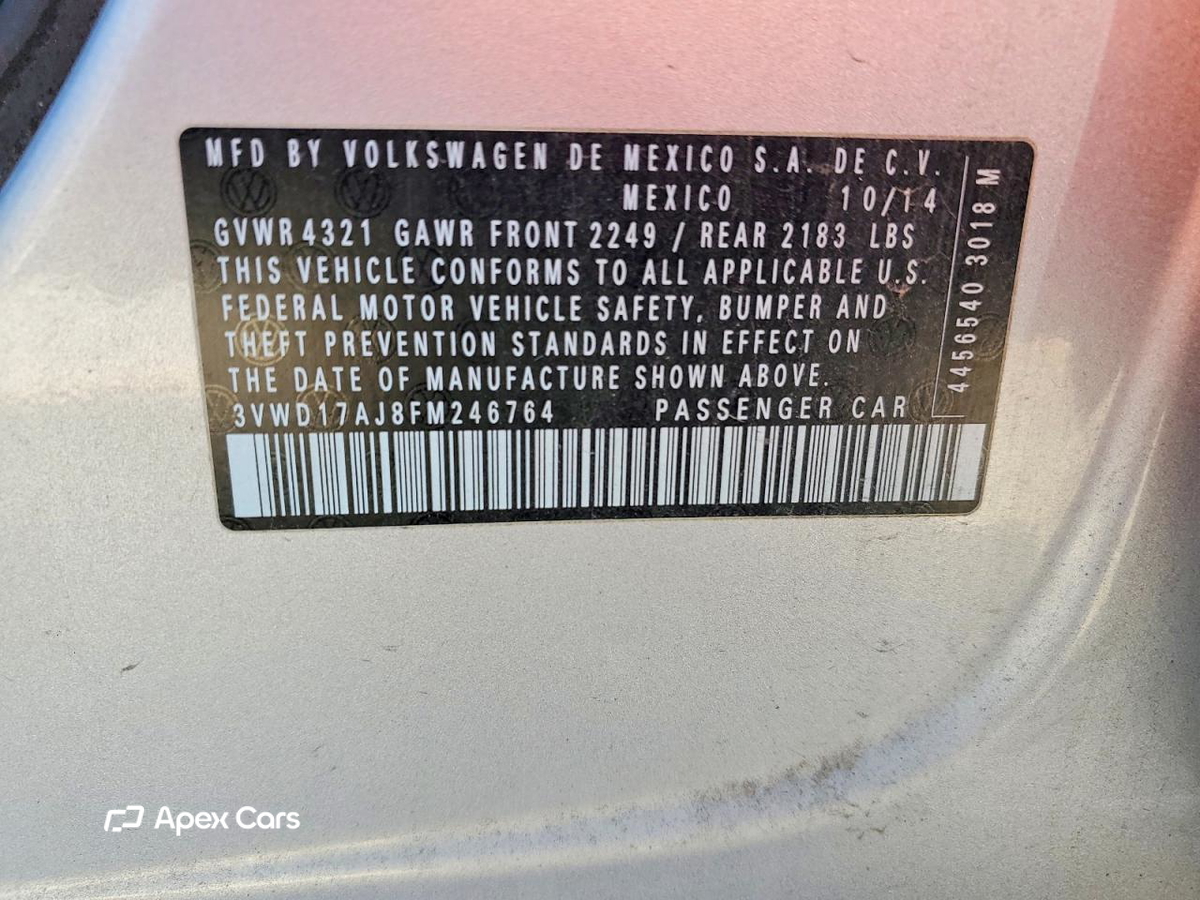 Volkswagen Jetta 2015