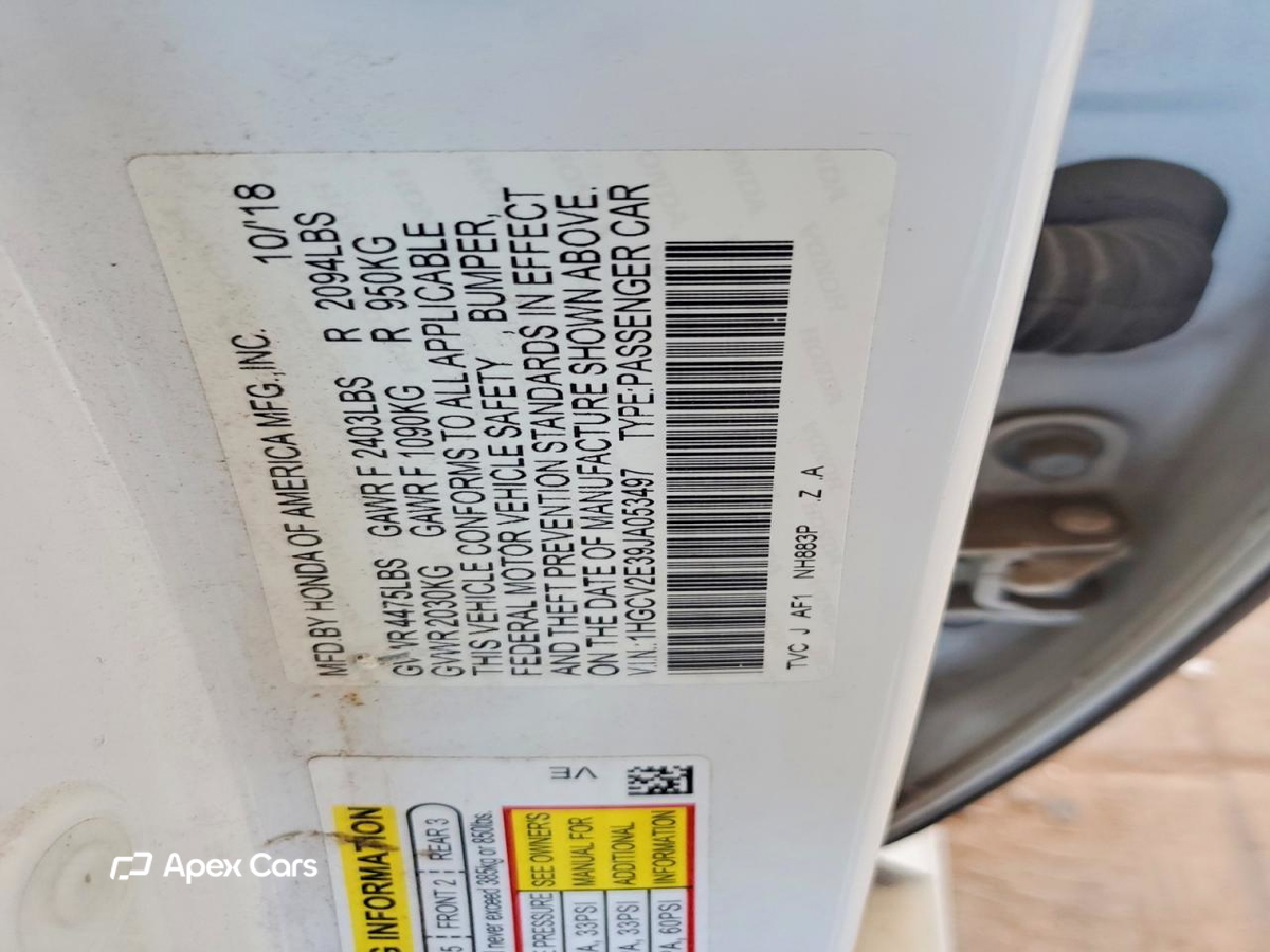 Honda Accord 2018