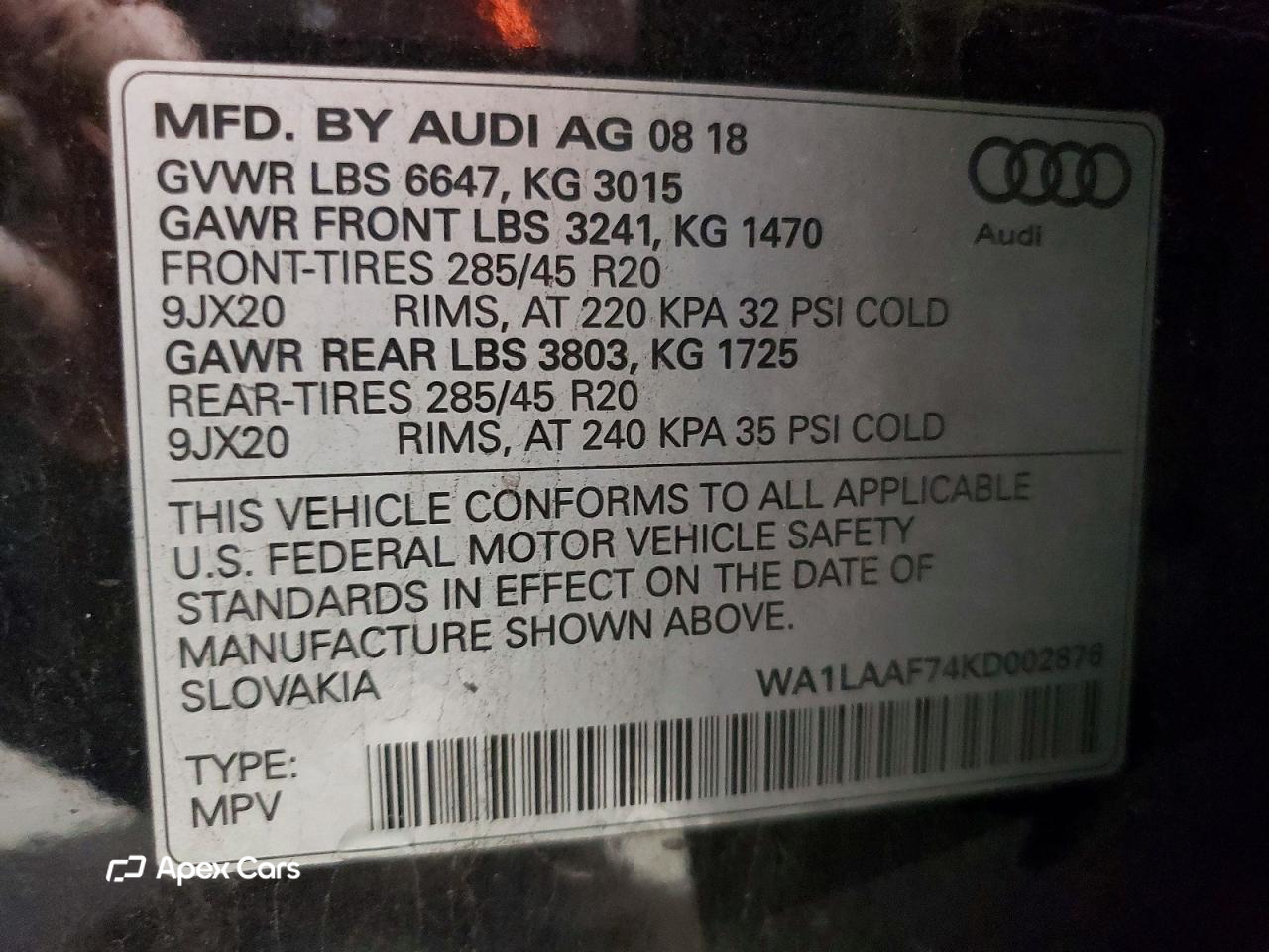 Audi Q7 2019