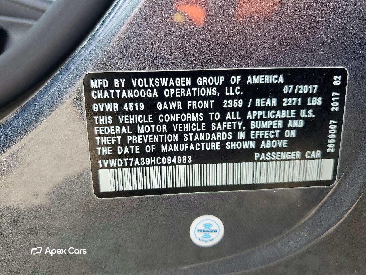 Volkswagen Passat 2017