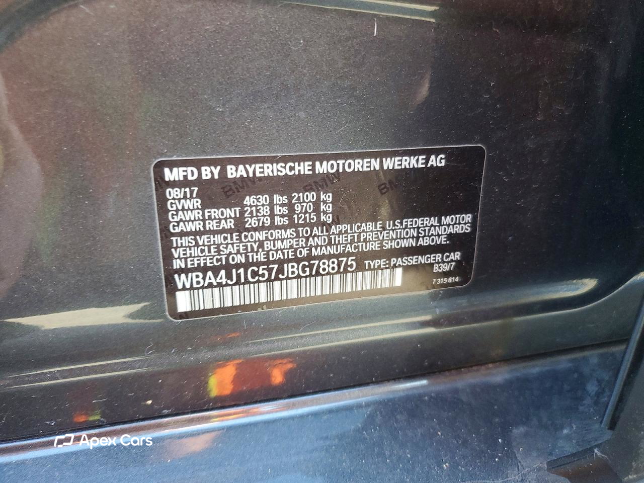 BMW Series 4 2018