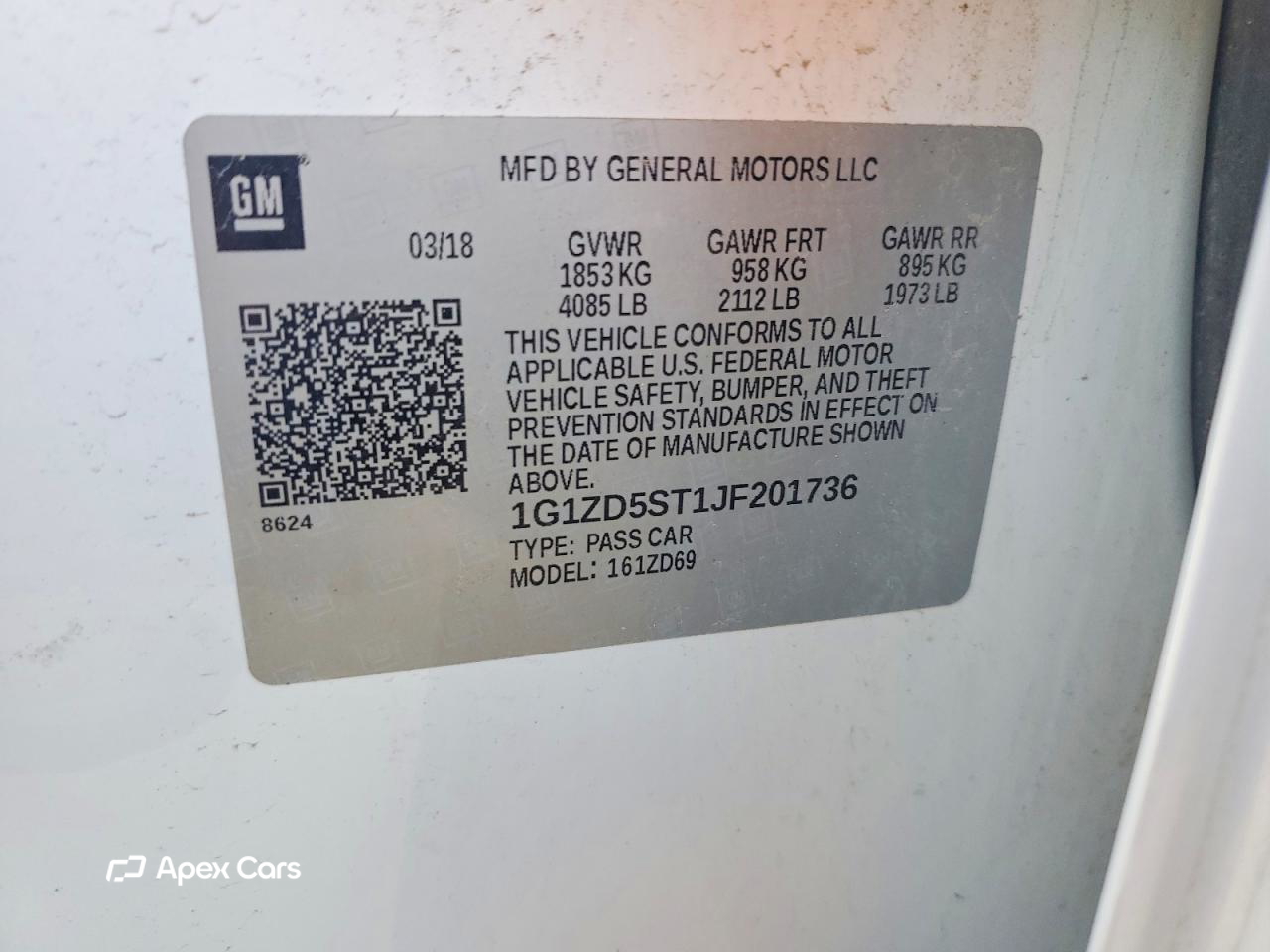 Chevrolet Malibu 2018