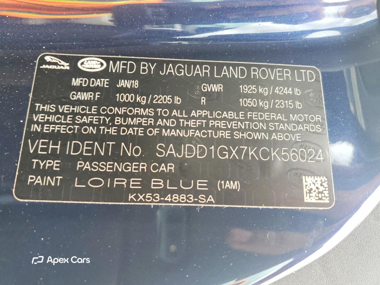 Jaguar F-Type 2019